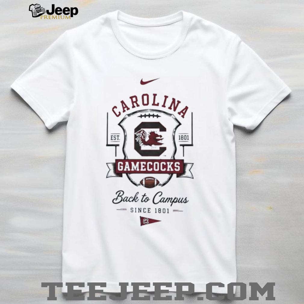 South Carolina Gamecocks Back to Campus since 1801 graphic shirt