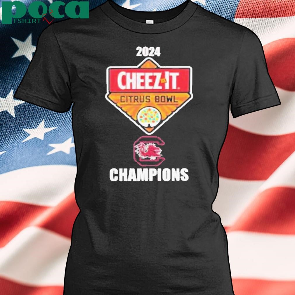 South Carolina Gamecocks Football 2024 Citrus Bowl Champions Logo Shirt