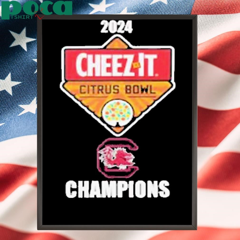 South Carolina Gamecocks Football 2024 Citrus Bowl Champions Logo Shirt