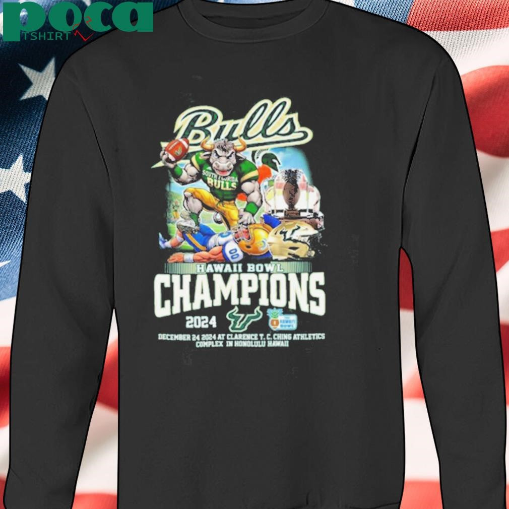 South Florida Bulls Hawaii Bowl Champions 2024 T Shirt