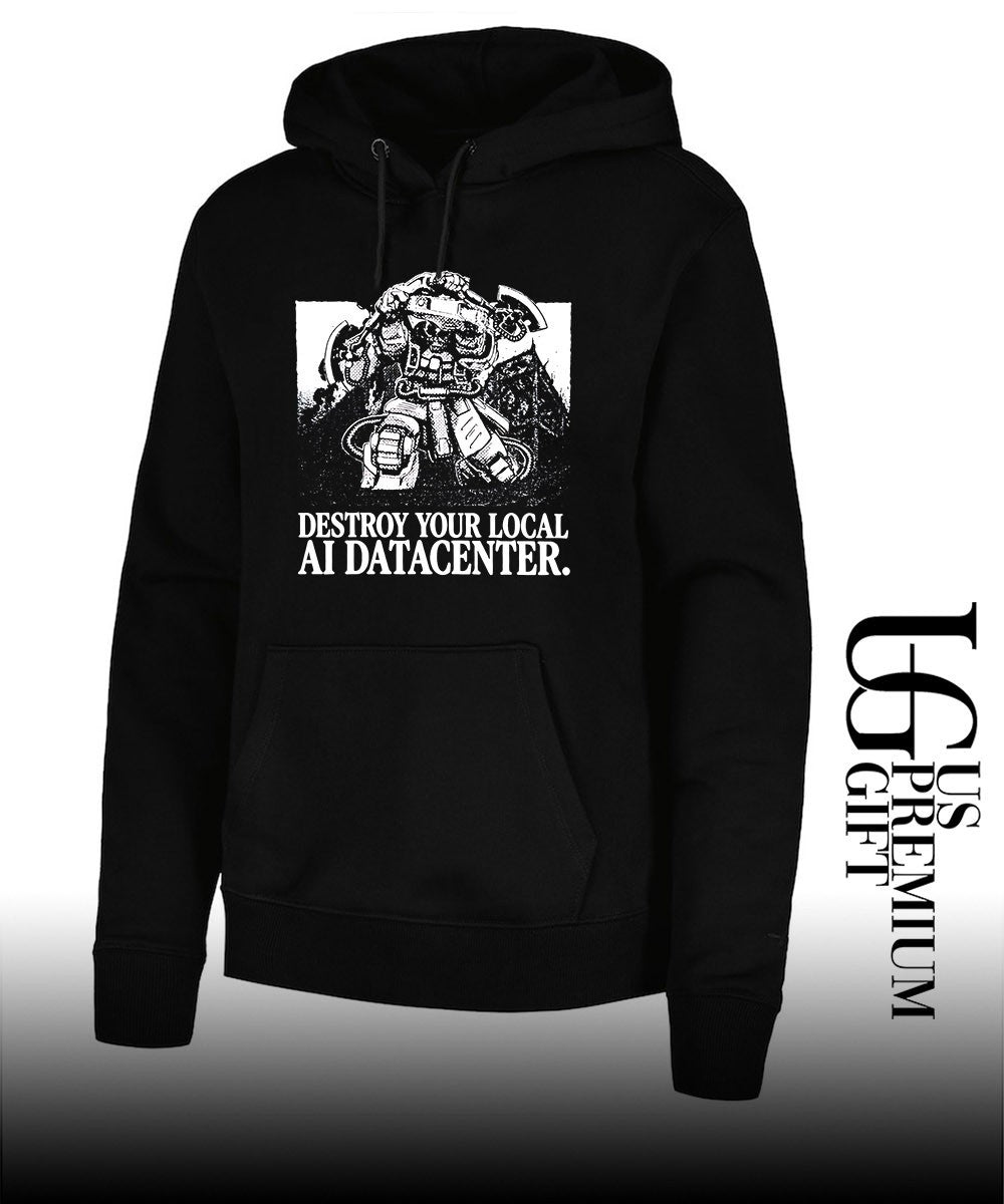 Space Marine destroy your local AI datacenter shirt