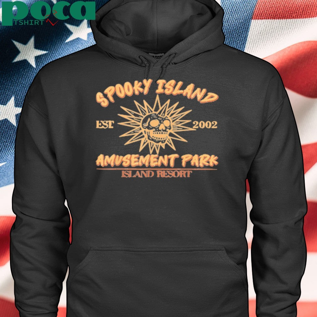 Spooky Island Est 2002 Amusement Park Skull shirt