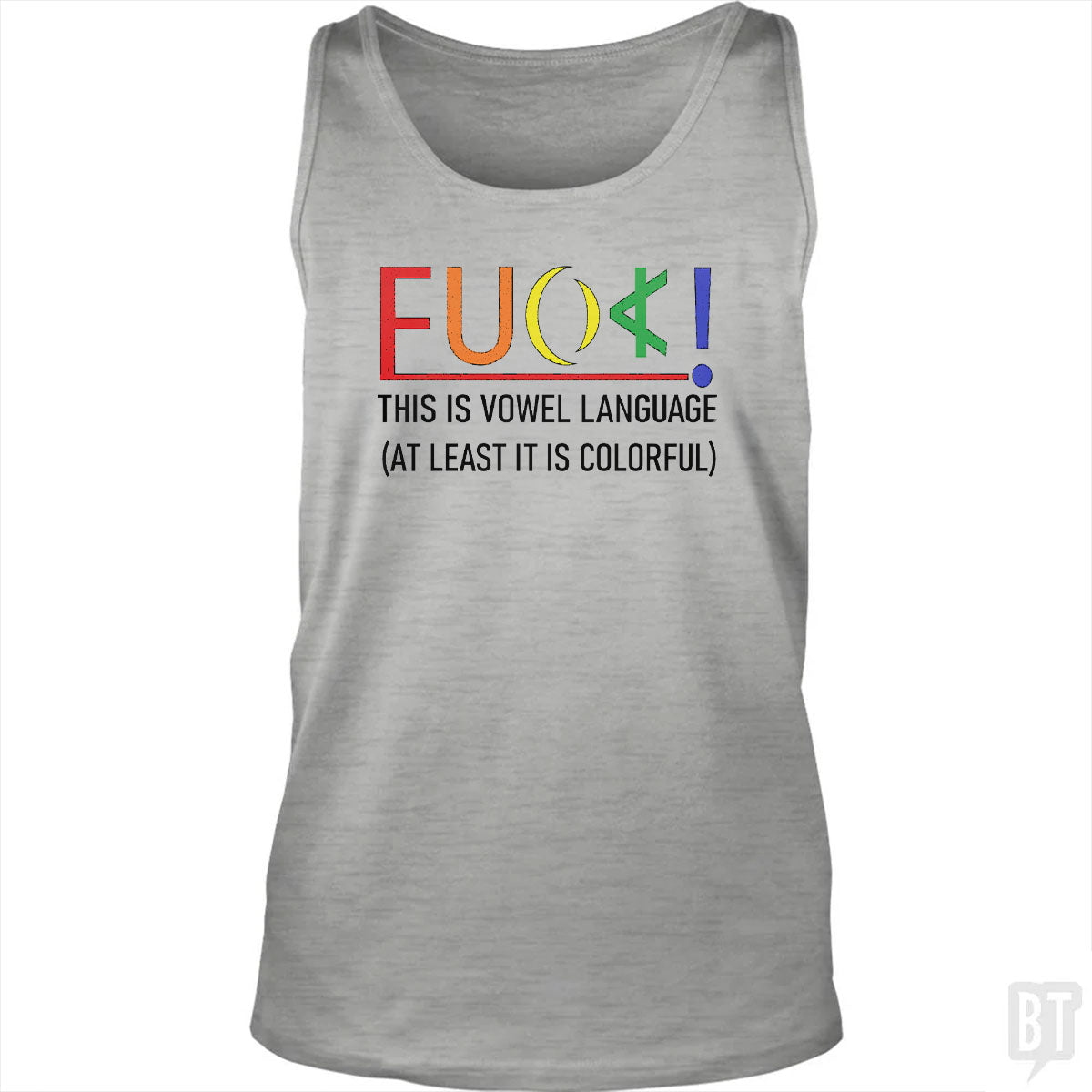 Colorful Language Tank Top