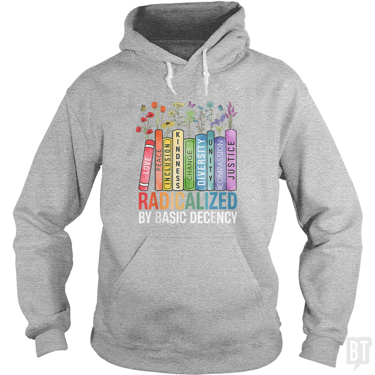 Book Flower Hoodie