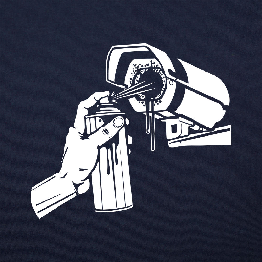 Spray Cam Painting Security Camera Lens