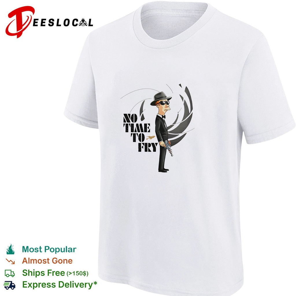 Spy holding fish no time to fry shirt