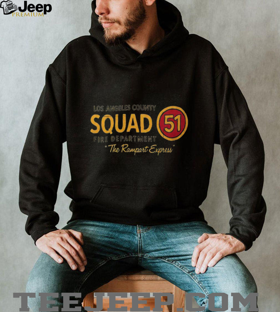 Squad 51 Los Angeles County Fire Department Rampart Express Shirt