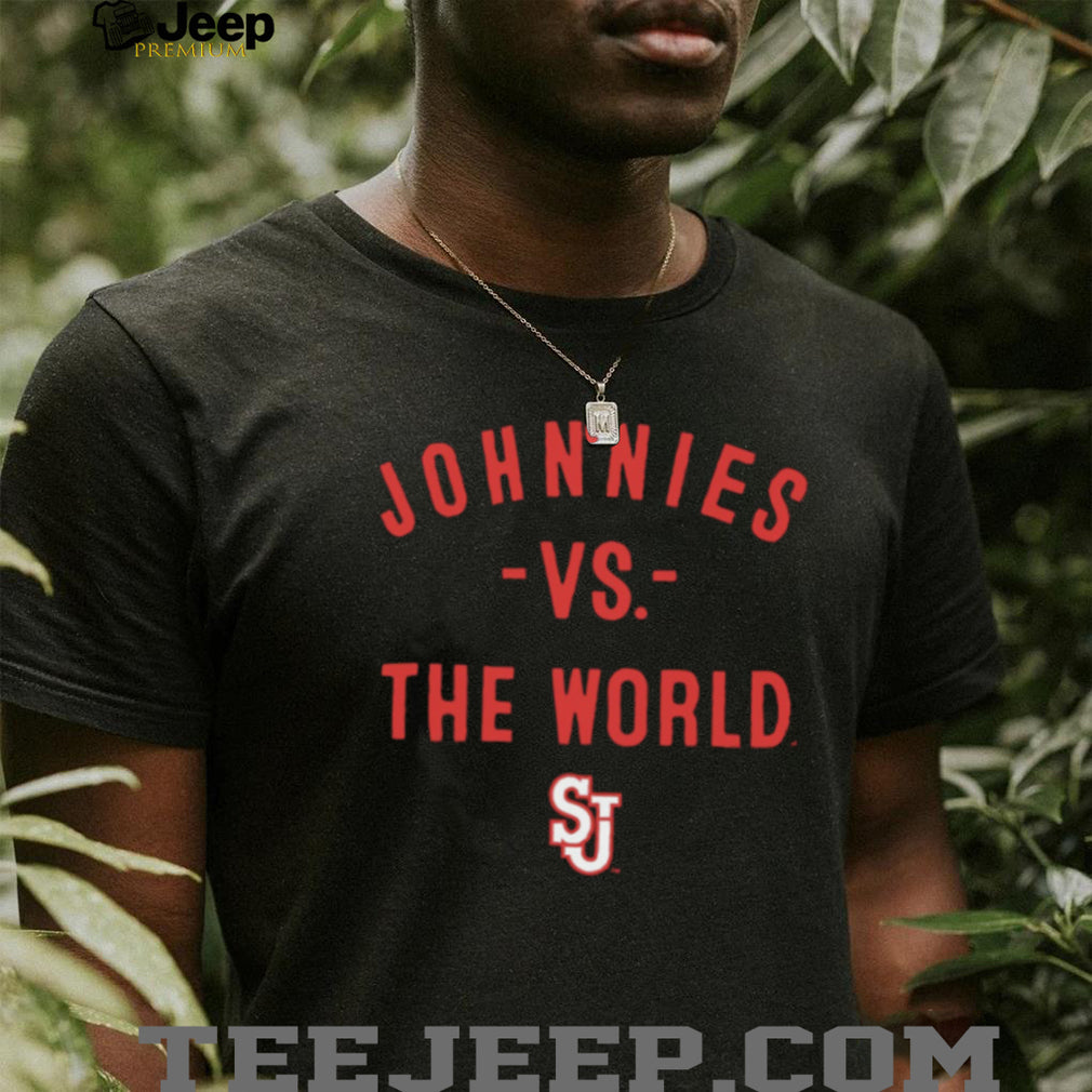 St. John’s Red Storm Johnnies vs the World 2026 logo shirt