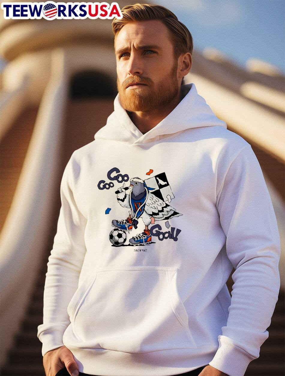 Staple Pigeon Soccer Player Goo Goo Goal NY T-Shirt