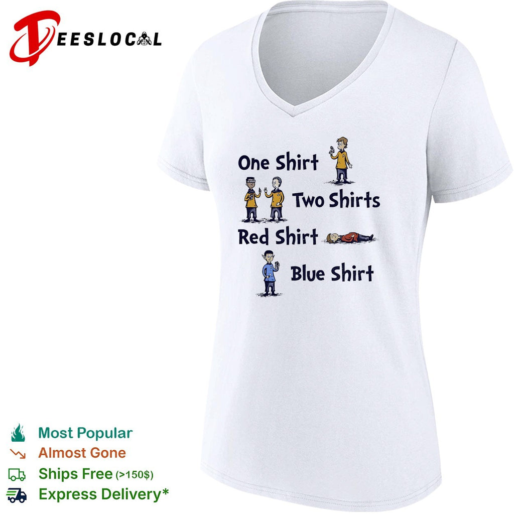Star red shirt blue shirt meme shirt