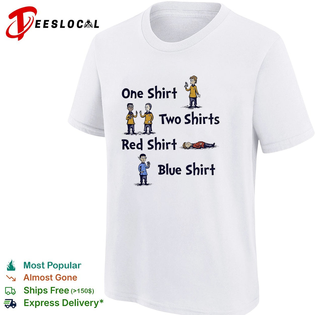 Star red shirt blue shirt meme shirt