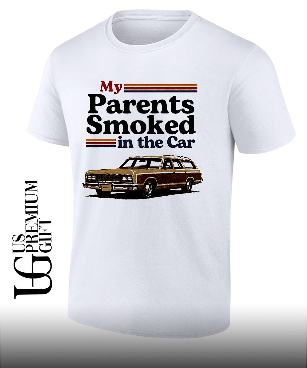 Station Wagon 1970s Nostalgia My Parents Smoked in the Car Retro shirt