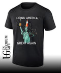 Statue of Liberty Drink America Great Again shirt