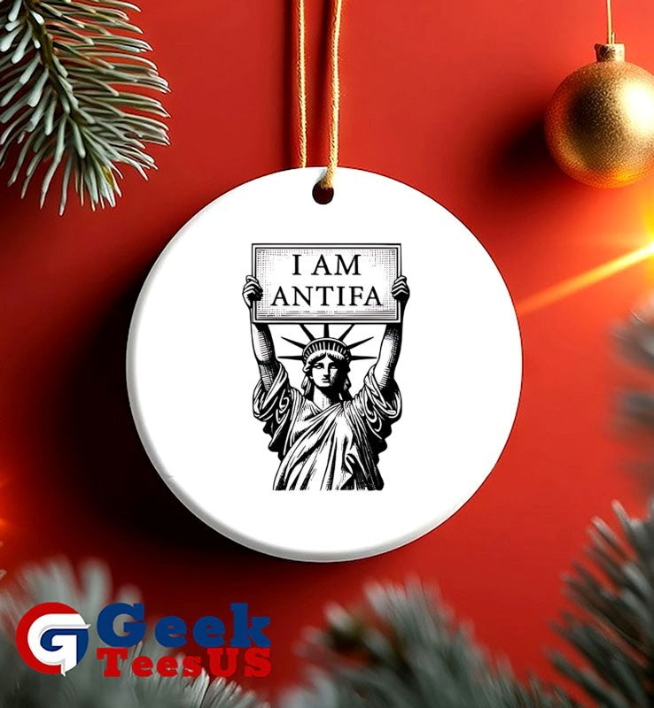 Statue of Liberty I am antifa shirt