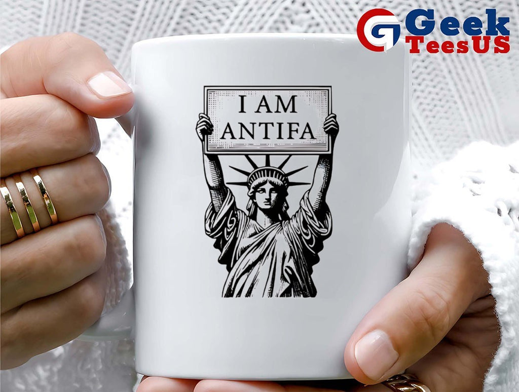 Statue of Liberty I am antifa shirt