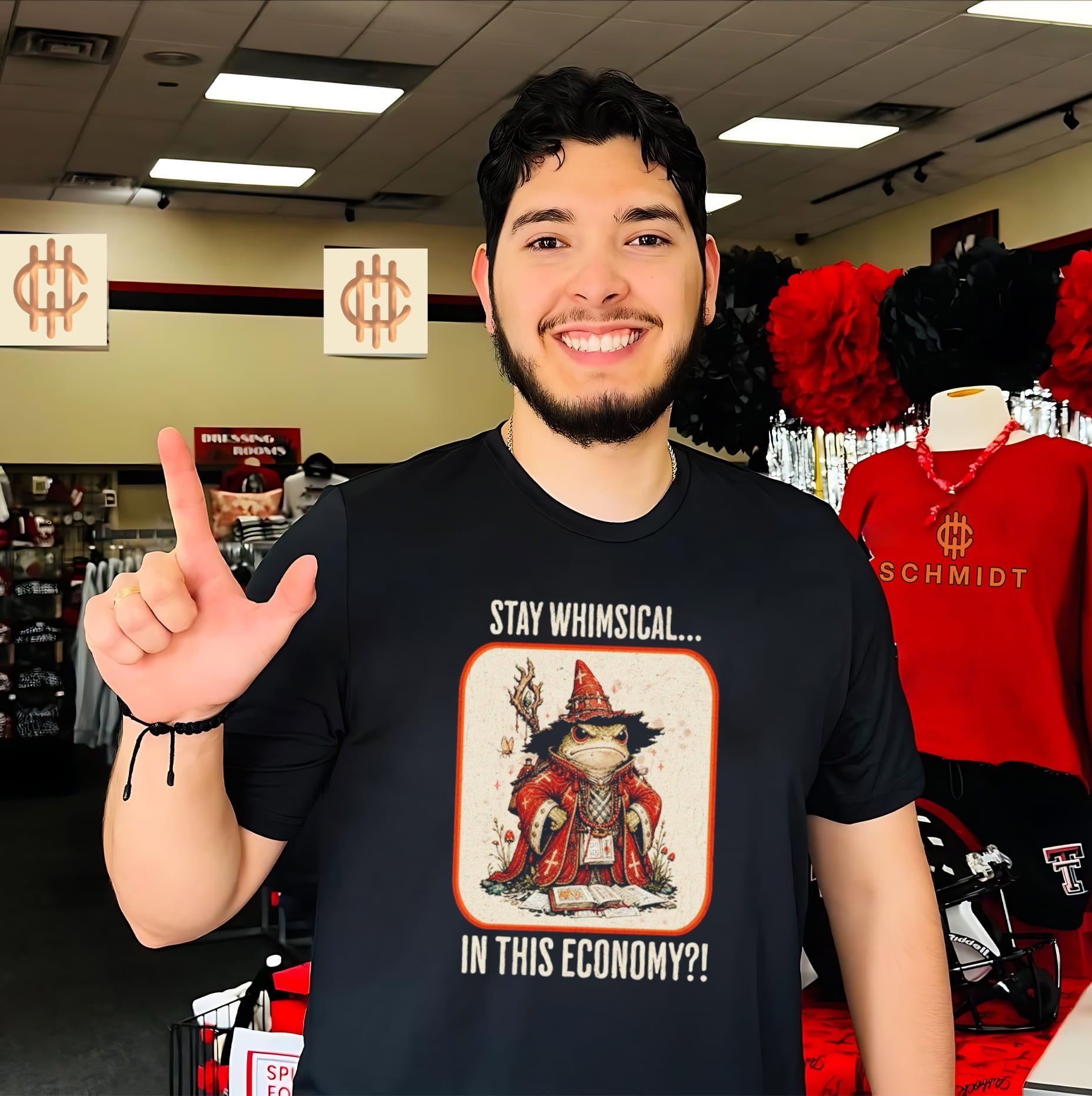 Stay Whimsical in This Economy Frog Wizard shirt