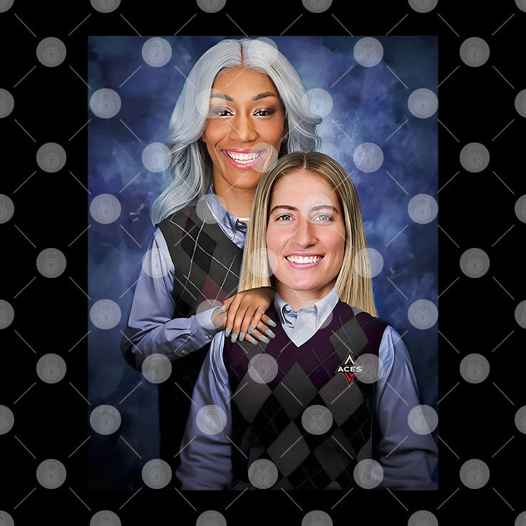 Step Sisters A’ja Wilson And Kate Martin T Shirt