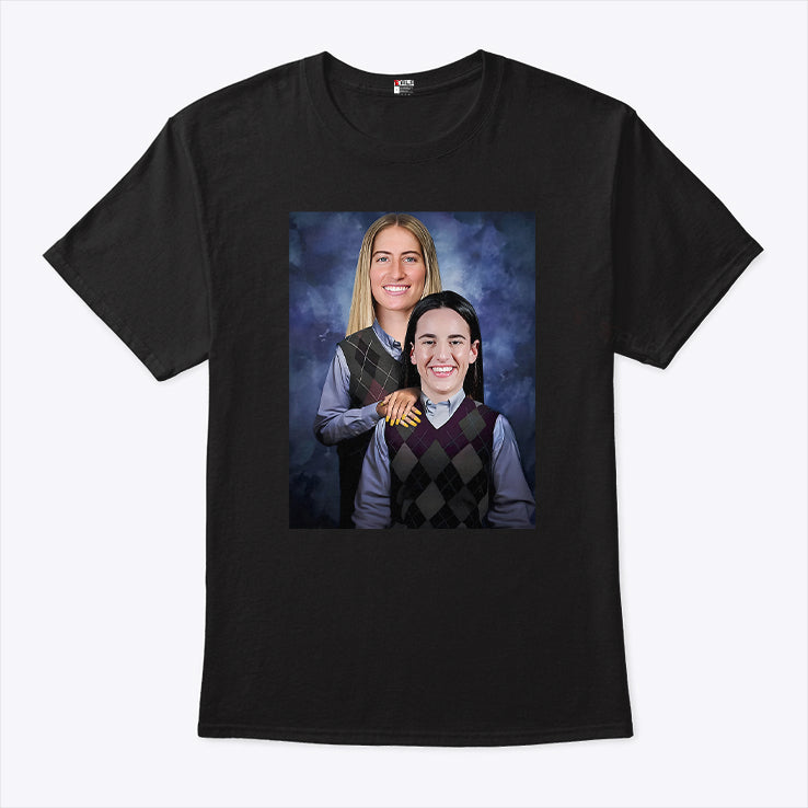 Step Sisters Caitlin Clark And Kate Martin T Shirt