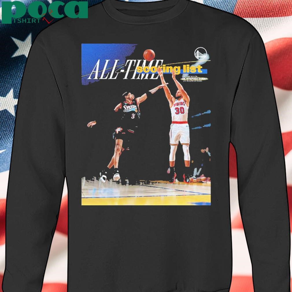 Stephen Curry Surpassed Allen Iverson NBA 28th All Time Scoring List Classic T-Shirt
