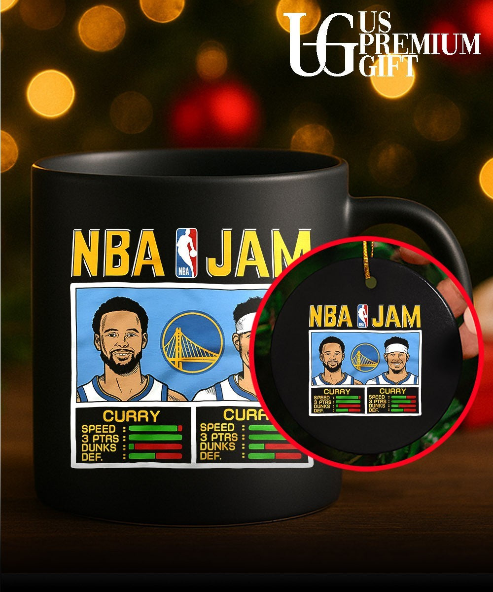 Stephen Curry and Seth Curry Golden State Warriors 2026 NBA Jam shirt
