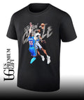 Stephon Castle dunk Isaiah Hartenstein Oklahoma City Thunder NBA shirt