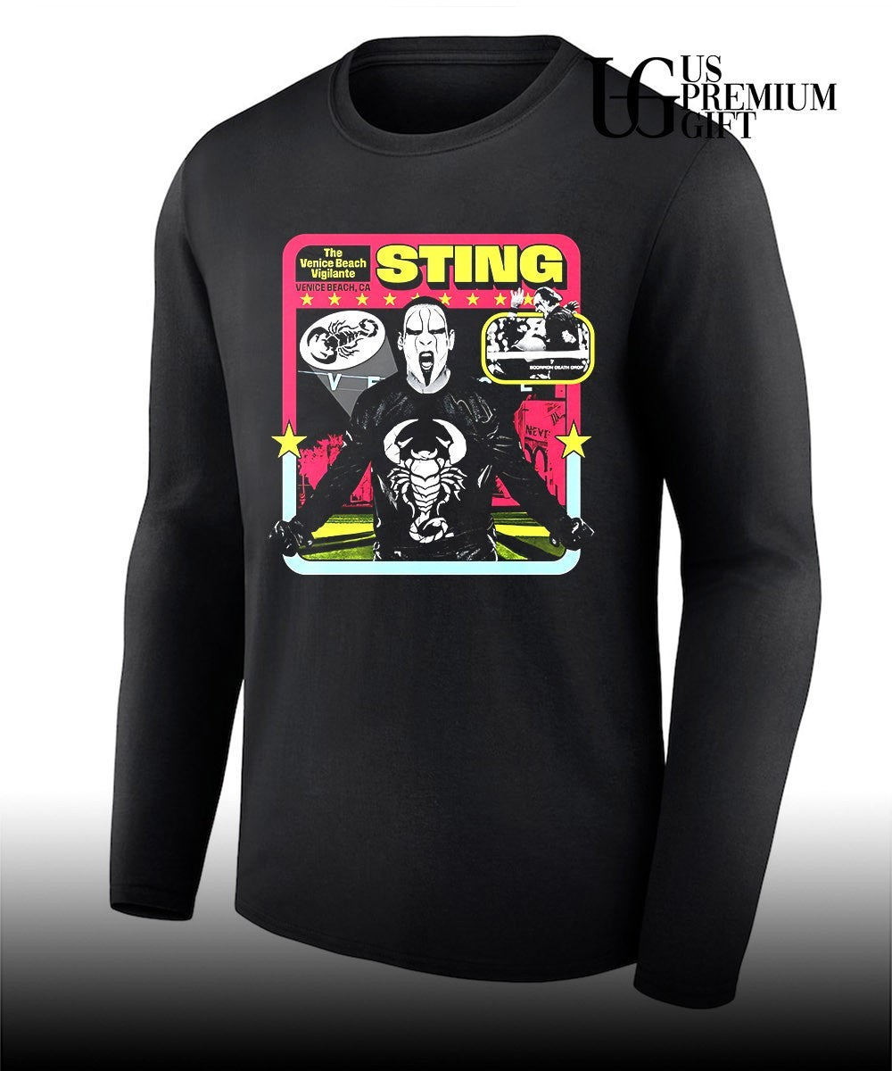 Sting AEW The Venice Beach Vigilante Scorpion Death Drop shirt