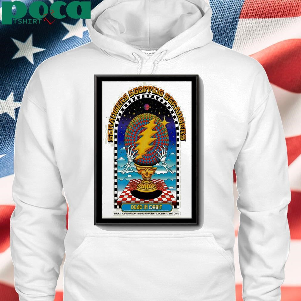 Strangers Stopping Strangers Jersey City NJ 03 27 25 Liberty Science Center Show Poster shirt