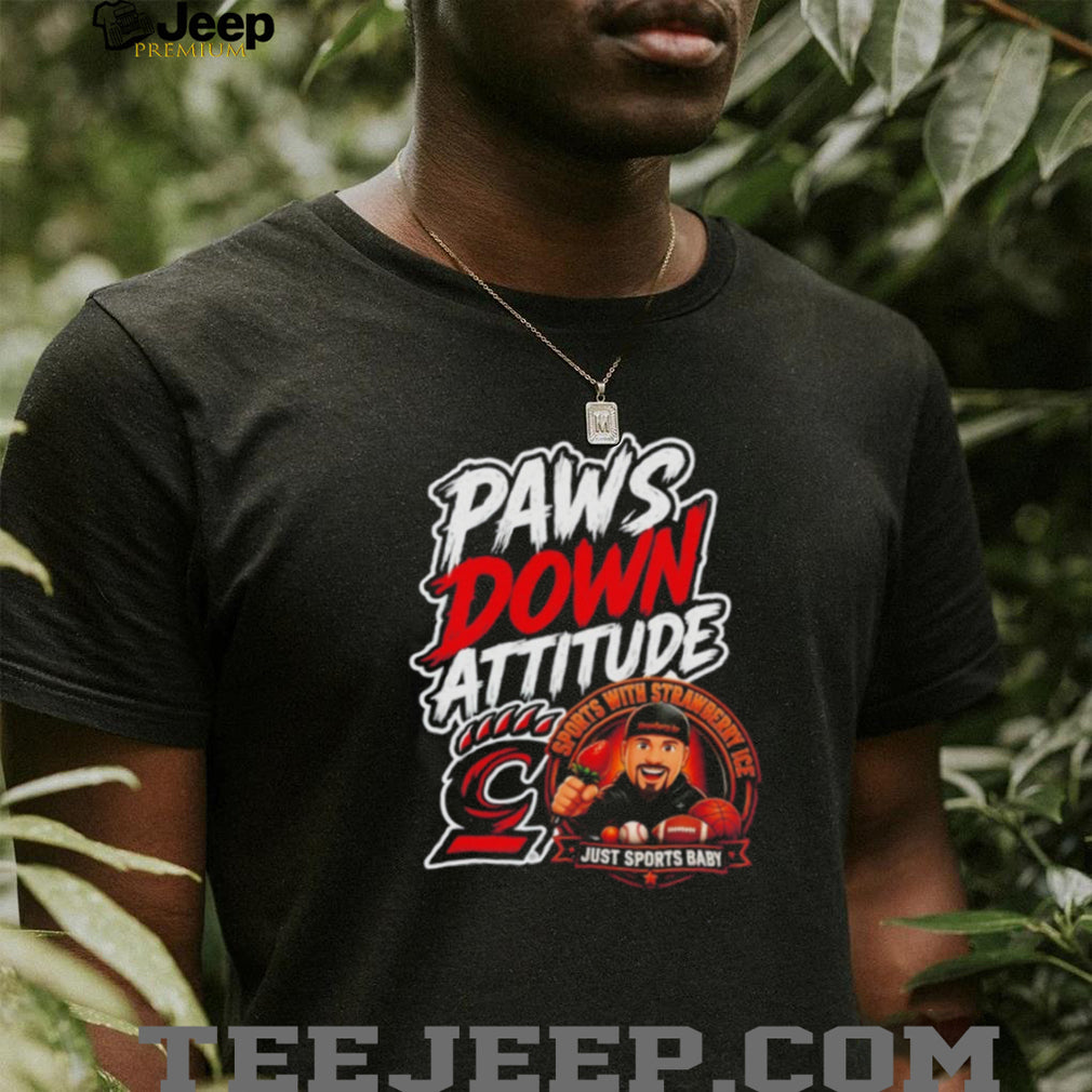 Strawberry Ice Paws Down Attitude Just Sports Baby Cincinnati shirt