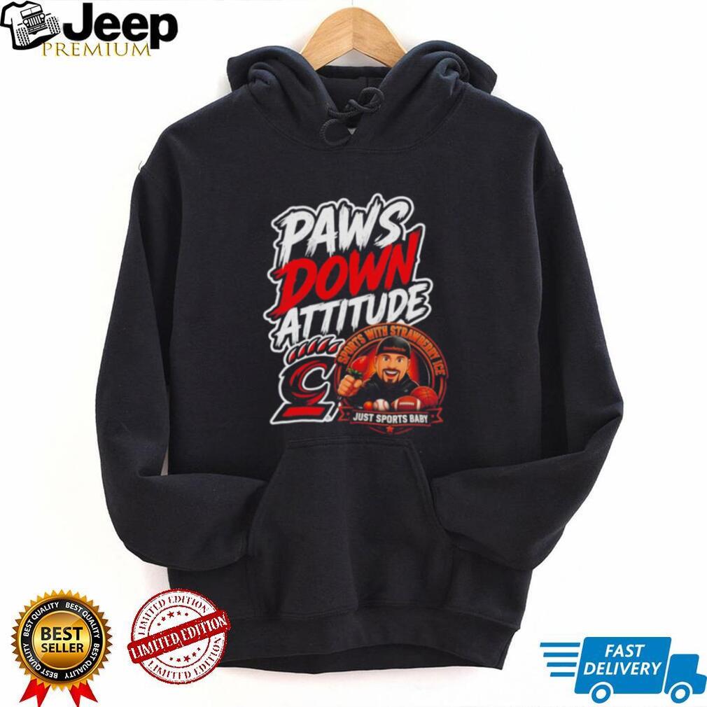 Strawberry Ice Paws Down Attitude Just Sports Baby Cincinnati shirt