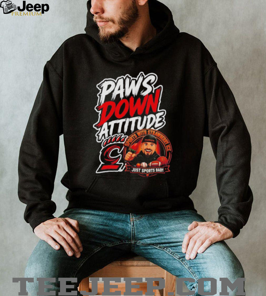 Strawberry Ice Paws Down Attitude Just Sports Baby Cincinnati shirt
