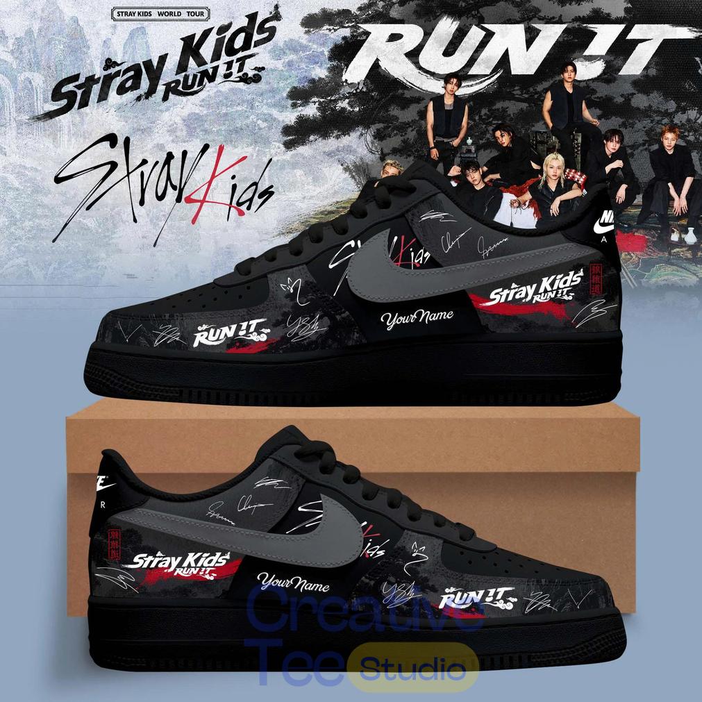 Stray Kids – Run It World Tour 2026 Custom AF1 Shoes