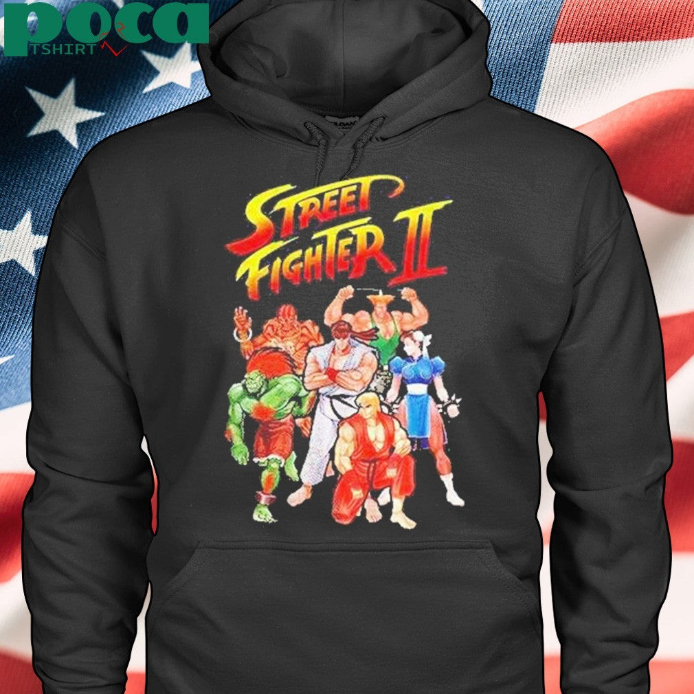 Street Fighter Ii Character Group Logo Shirt