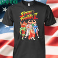 Street Fighter Ii Character Group Logo Shirt