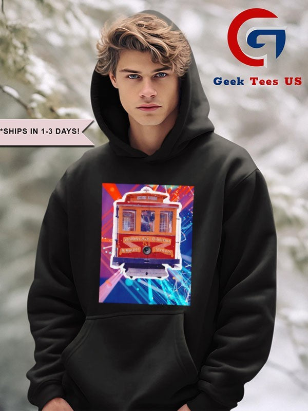 Streetcar design graphic shirt