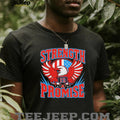 Strength Is a Promise American Eagle Patriotic shirt