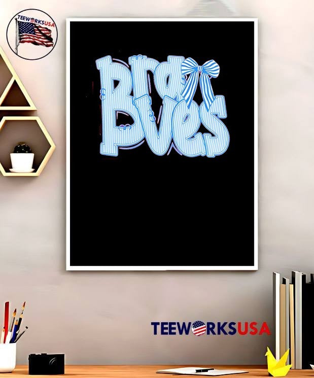 Stripe Bows Braves T-Shirt