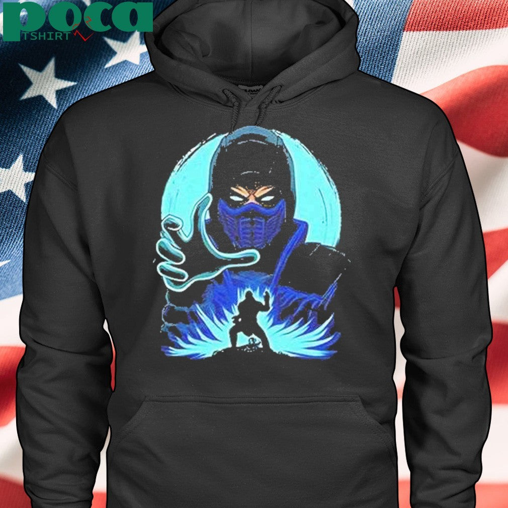 Sub Zero Mortal Kombat Blue Ninja Fighter Shirt
