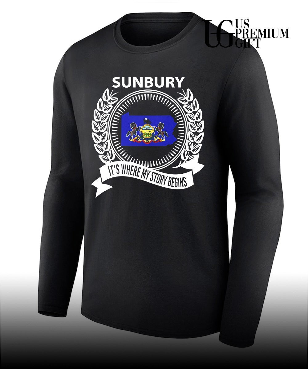 Sunbury It’s Where My Story Begins State Map shirt
