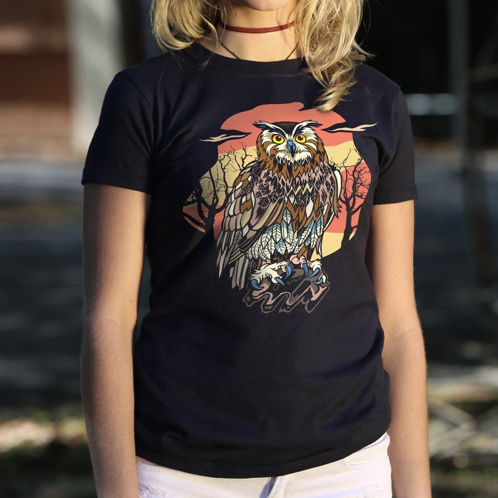 Sundown Owl Graphic