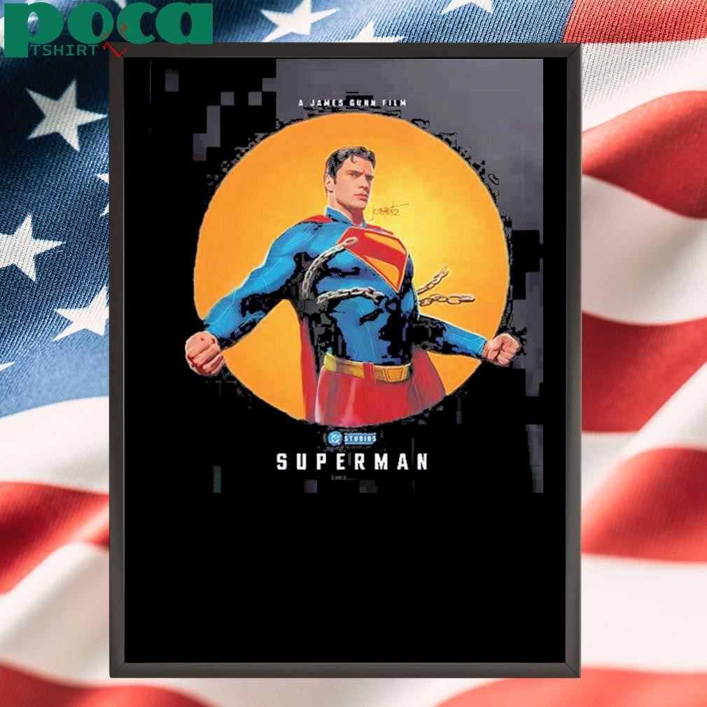 Superman A James Gunn Film New Poster Only In Theaters July 11th 2025 shirt
