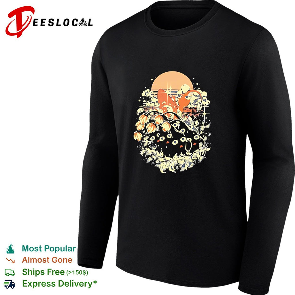 Surfing Pikmin Good Wave sunset retro shirt