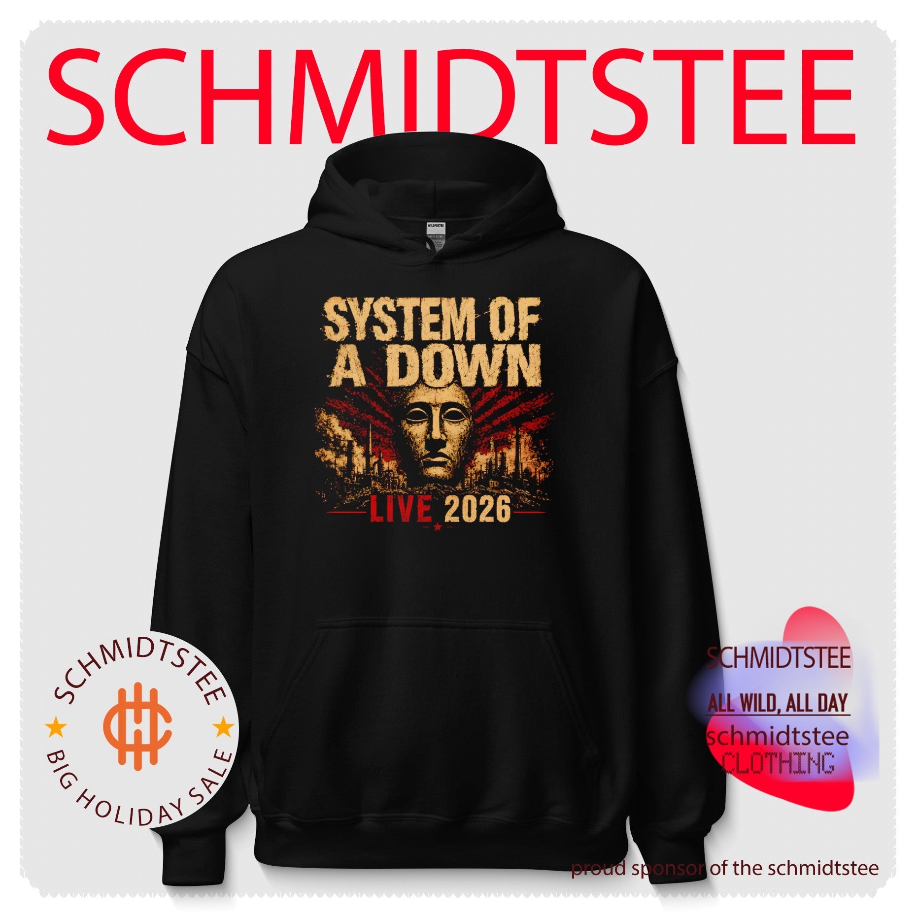 System of a Down Live 2026 SOAD Heavy Metal shirt
