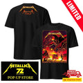 T-Shirt Metallica Tour 2026 Bologna Ufficiale Nino Cammarata Double Sided