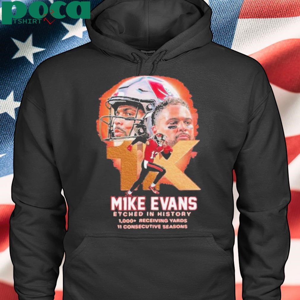 Tampa Bay Buccaneers Mike Evans Etched In History 2025 Shirt