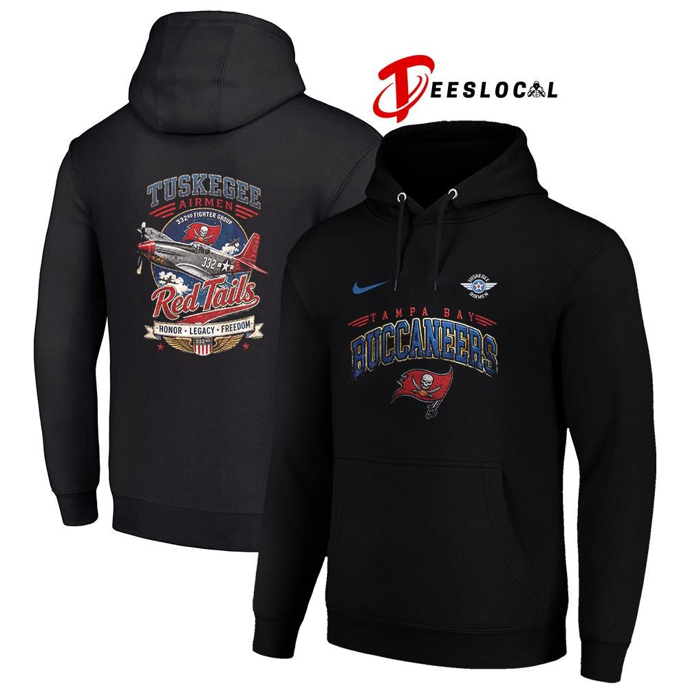 Tampa Bay Buccaneers Tuskegee Airmen Red Tails honor legacy freedom shirt