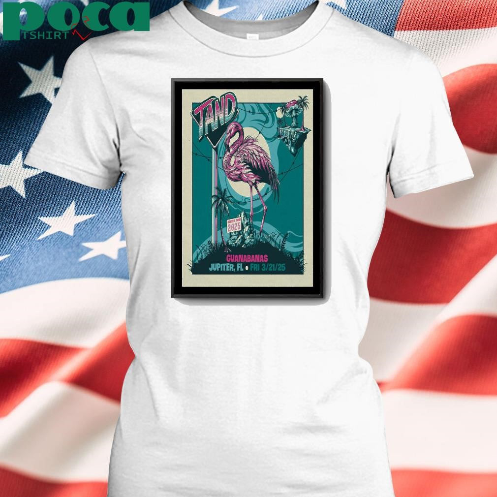 Tand The Band North Palm Beach, FL Event Poster Mar 21 2025 shirt