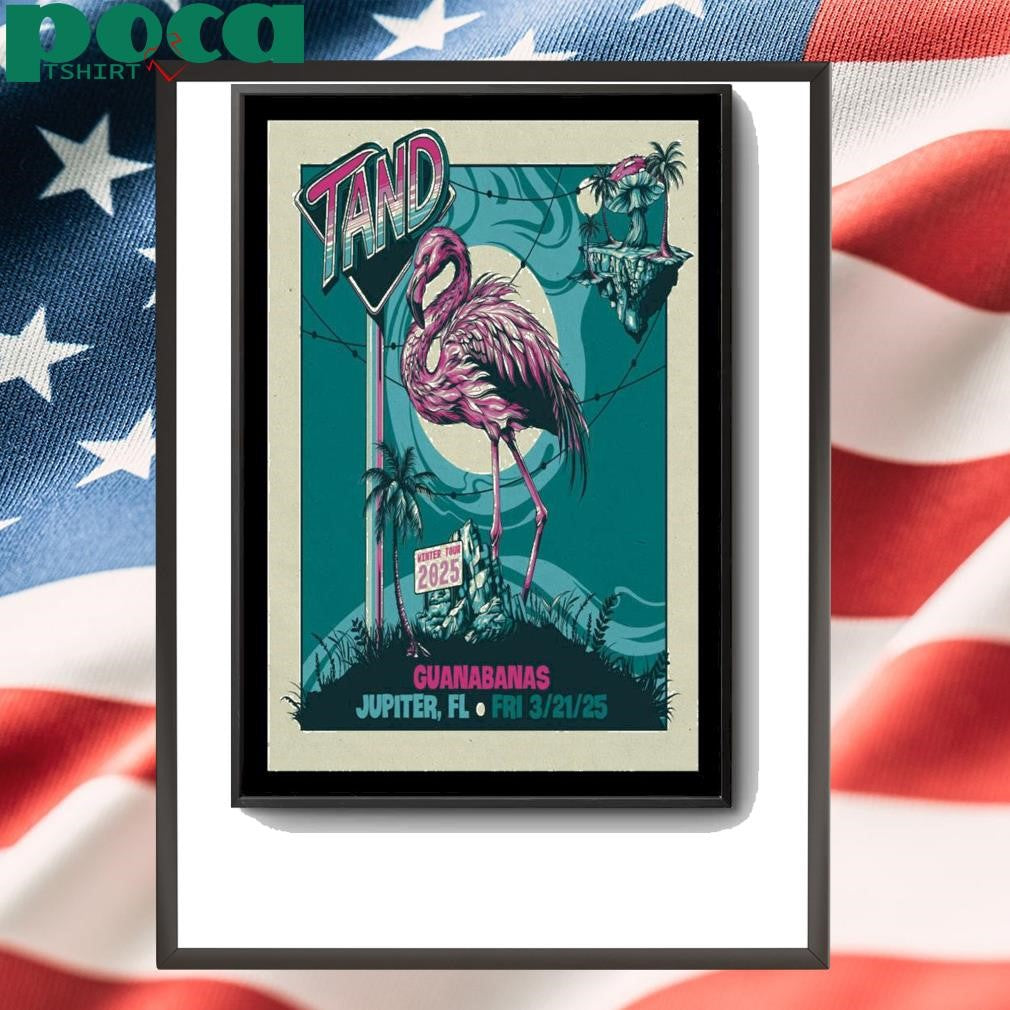 Tand The Band North Palm Beach, FL Event Poster Mar 21 2025 shirt