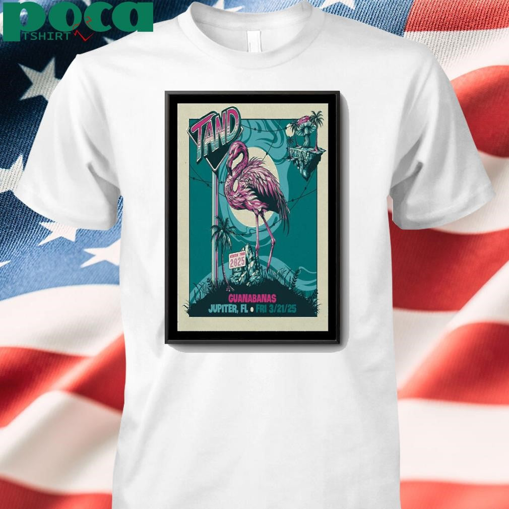 Tand The Band North Palm Beach, FL Event Poster Mar 21 2025 shirt
