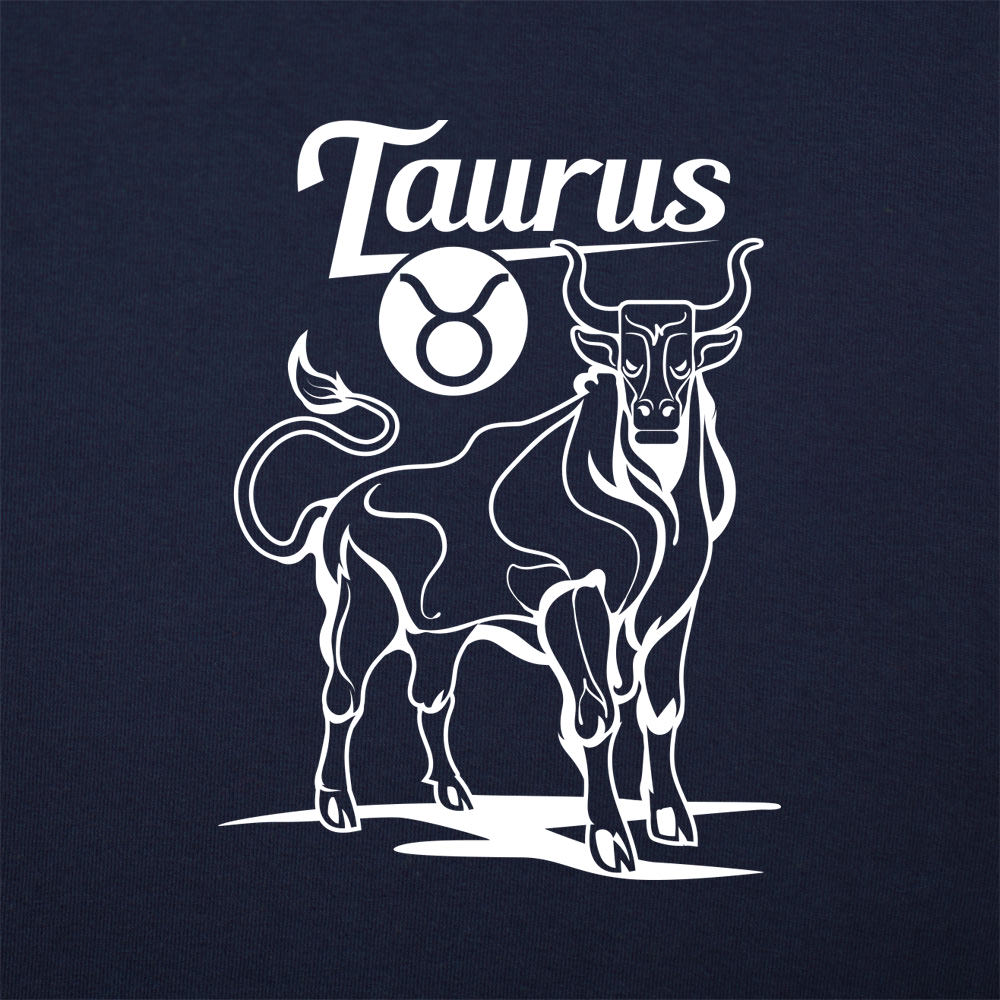 Taurus Zodiac Bull with Horoscope Symbol