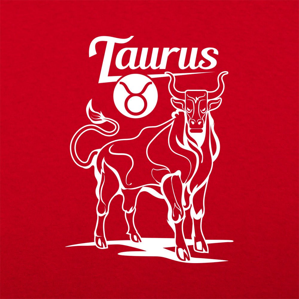 Taurus Zodiac Bull with Horoscope Symbol